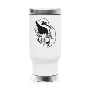 Stainless Steel Travel Mug with Handle, 14oz